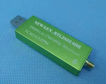 

NEW 1PC 25MHZ-1.76GHZ RTL-SDR 1PPM TCXO SMA Software Radio Receiver