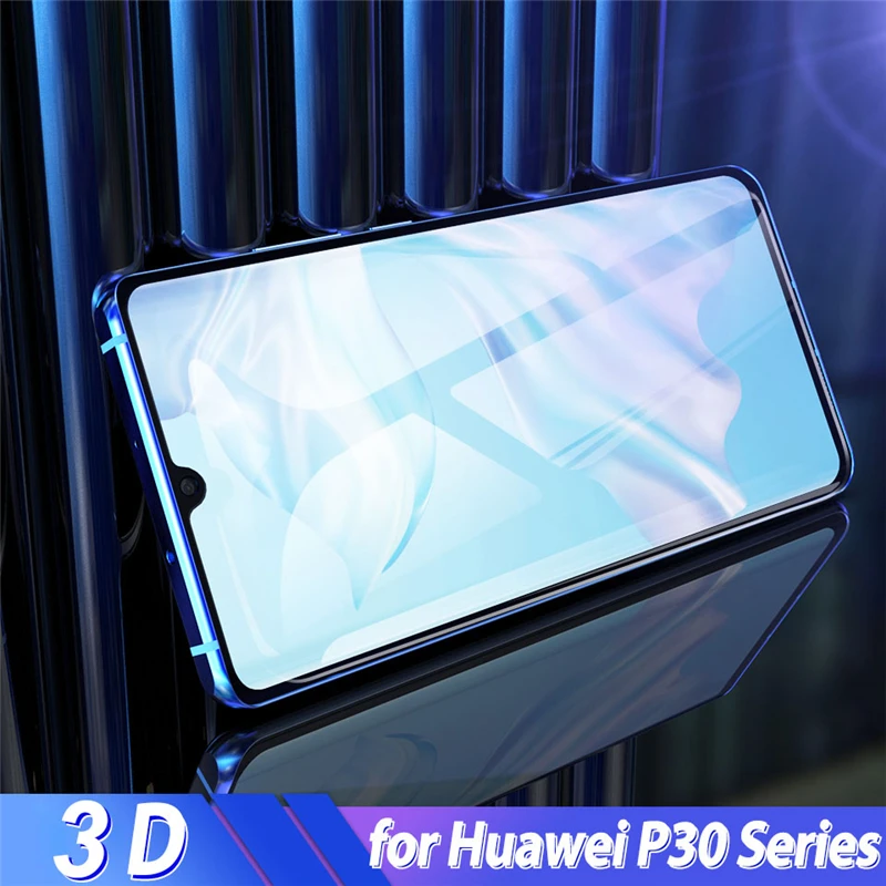 3D изогнутое закаленное стекло на huawei P30 Pro защитное huawey p30 lite light p 30 lait p30pro p30lite |