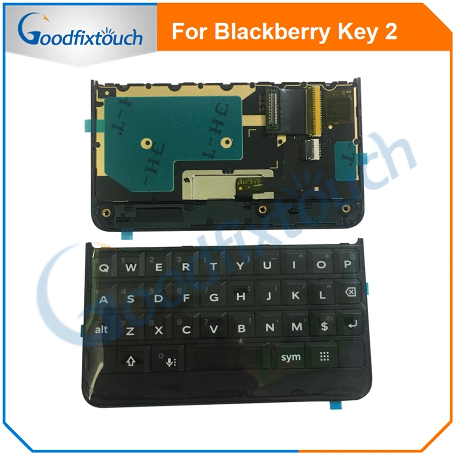 Клавиатура для BlackBerry Keytwo Key2 Клавиатура Кнопка с гибким кабелем для BlackBerry Key 2 телефон запасные части черный серебристый AAA