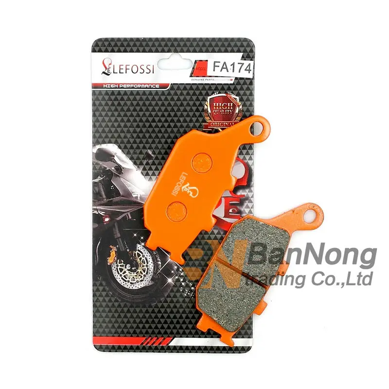 

Motorcycle Rear Brake Pads For HONDA CB400 NV39 04-05 CB600 Hornet 98-12 CBR900 92-03 CB1300 05-12 VTX1300 03-08 CBF600 08-12