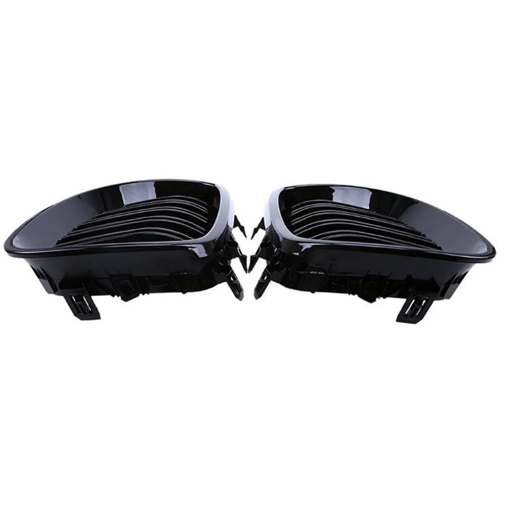Передняя Глянцевая решетка для BMW E60 E61 2003 2004 2005 2006 2007 2008 2009 M5 525i 528i 528xi|Гоночные