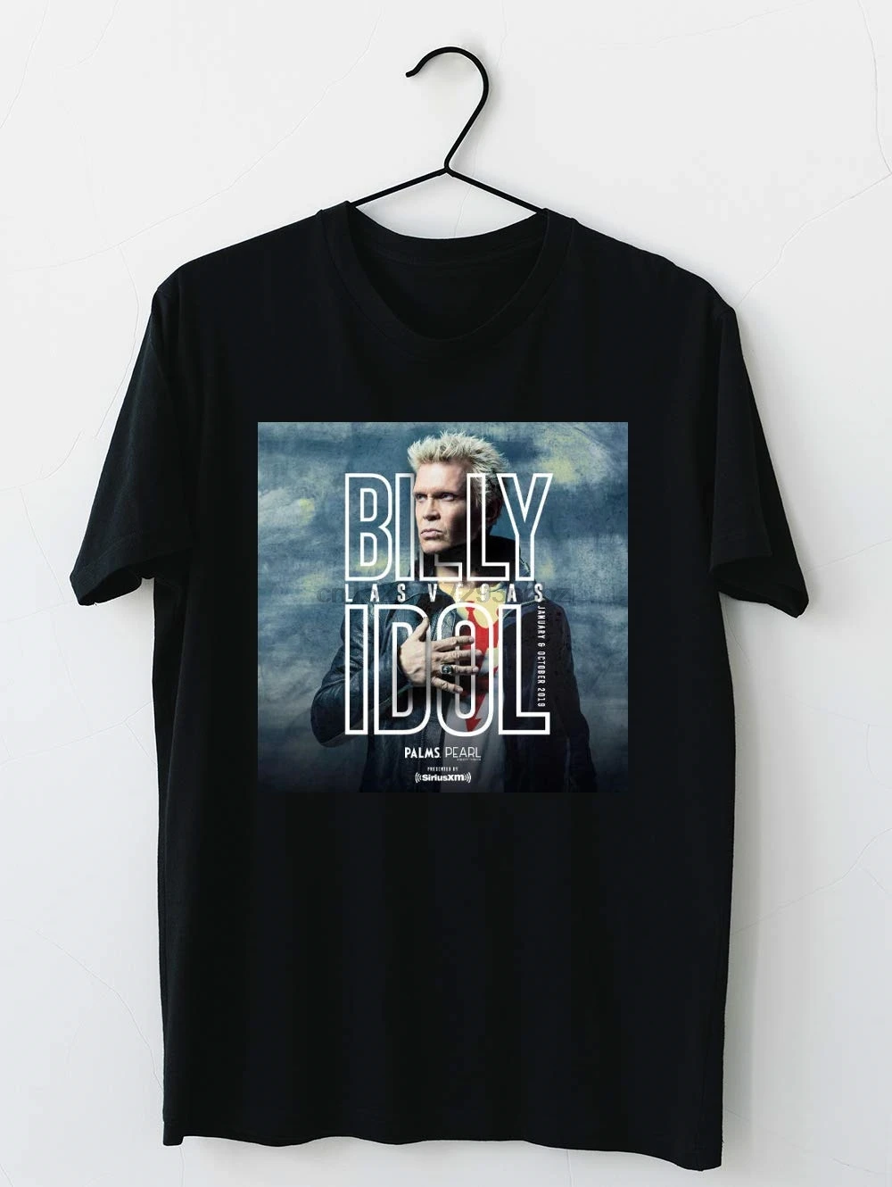 Billy-Idol-Extends-2019-2019-Tour-Dates-with-Las-Vegas-T-shirt-Unisex-T-shirt-Unisex-for-men-women | Мужская одежда