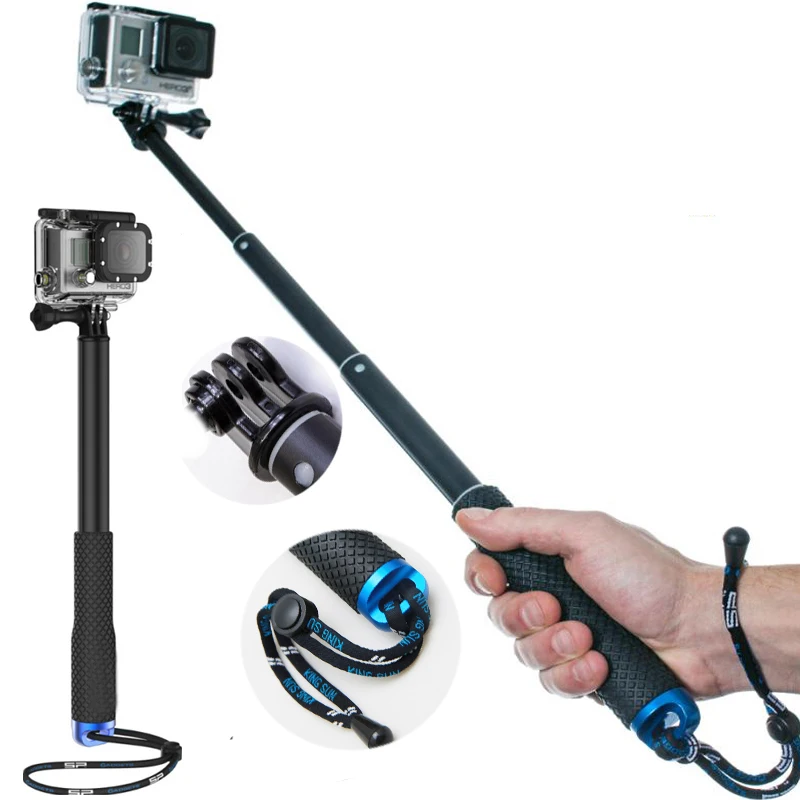 Новый монопод для селфи gopro с дистанционным креплением hero 3 + 4 HD xiaomi yi sj 4000 5000 6000