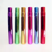 6 шт./упак. 10 мл тонкий Стекло флакон духов образцы стеклянных флаконов Тесты пробка бутылки насоса опрыскивателя пульверизатор для духов, смесь цветов