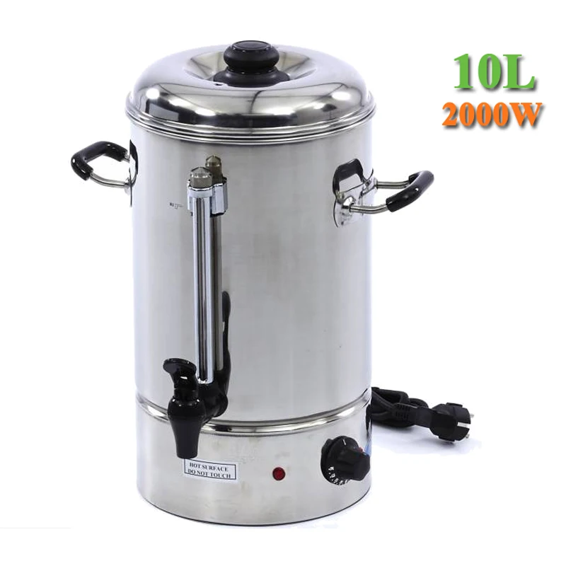 Image 10 Litre Stainless Steel Design Kitchen Electric Hot Water Boiler Urn Kettle Hot Water Dispenser