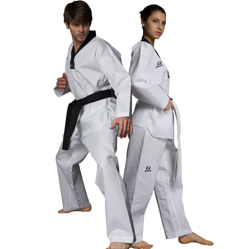 Free shipping cost men women taekwondo uniforms kung fu clothing male