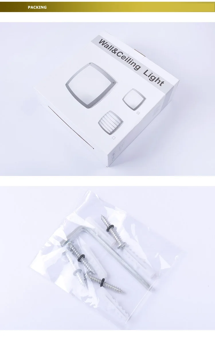 Lâmpada de Alumínio 100-240vac à Prova Luz de Teto Luz de Parede Água Milho Substituível Ip54 Anti Inseto Banheiro Lâmpada Varanda D24 24 w Led 4 led luz de teto, luz de parede,