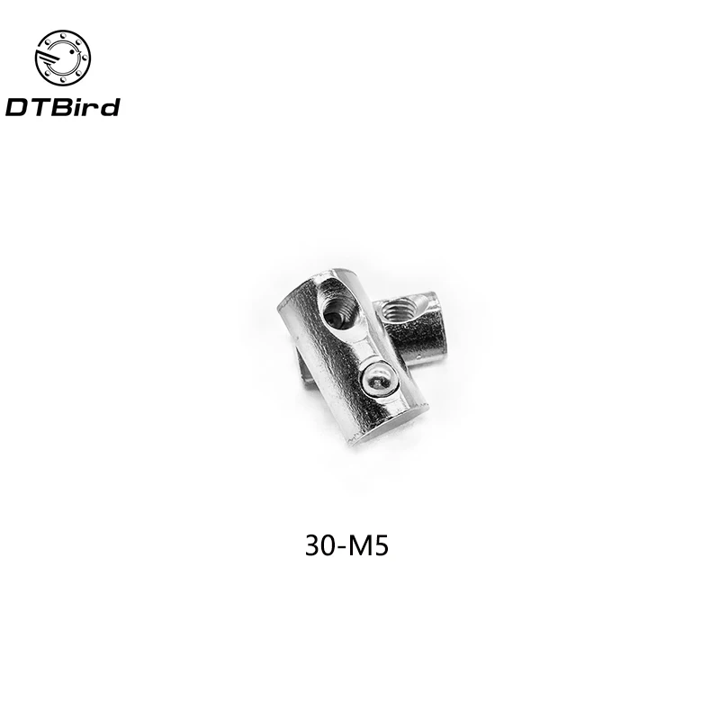 

100pcs M5 T Spring Nut / M5 Half Round Elasticity Spring Nut Block for 3030 Aluminium Profile Slot Groove 8
