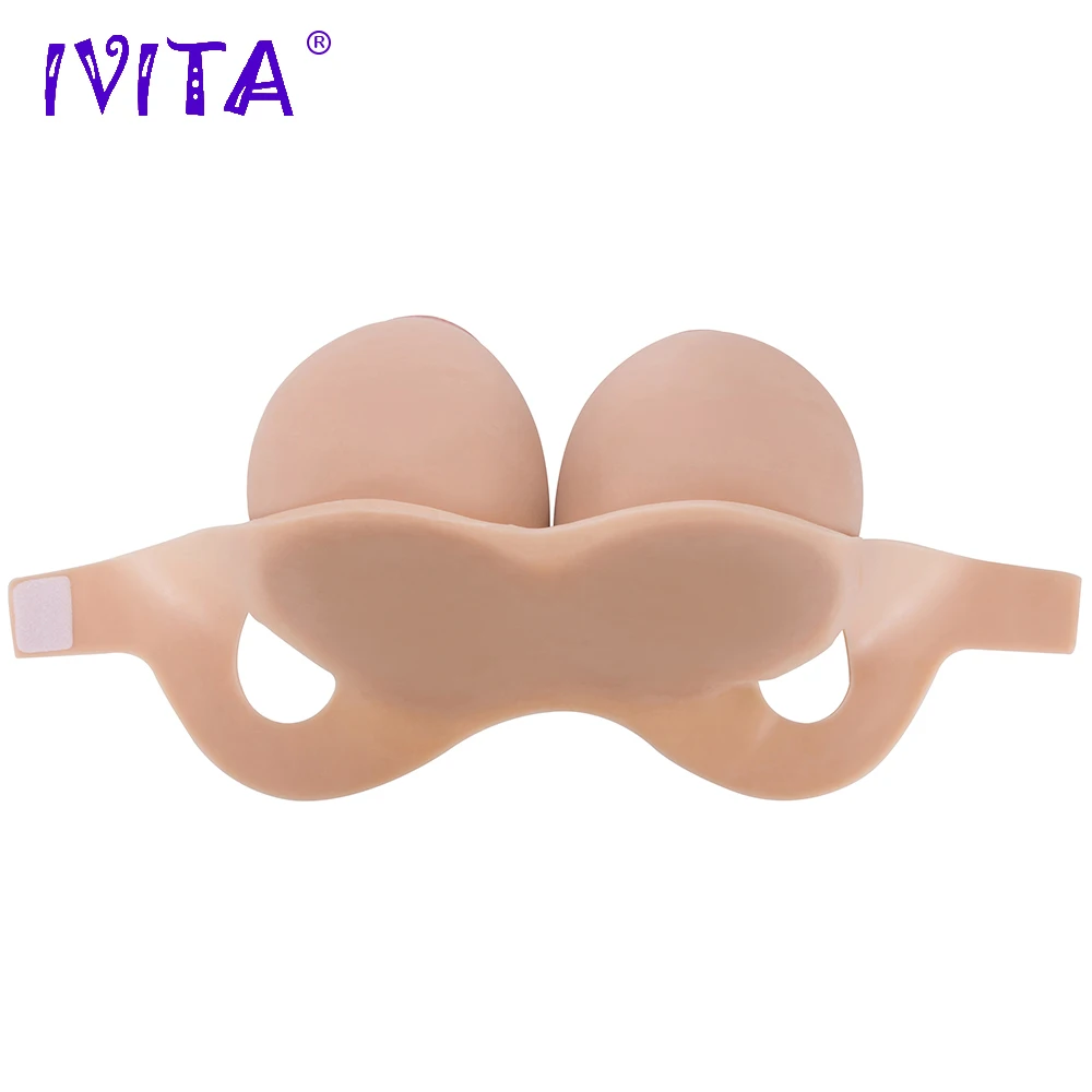 Реалистичная силиконовая грудь IVITA 16 кг поддельные груди для перекрестных щитов
