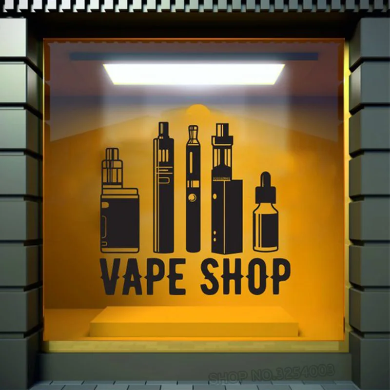 

Vape Shop Wall Decals Eat Sleep VAPE Wall Stickers NO Smoking Vinyl Vaping Shop Decor Removable Store Window Decals L853