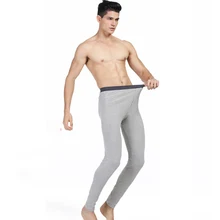 Plus Größe XXXL Elastische Lange Unterhosen Unterwäsche Männlichen 2016 Marke männer Herbst Winter Lycra Oder Baumwolle Thermische Warme Leggings Mit taste