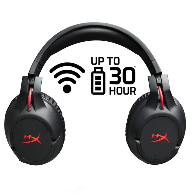 $US $151.42  HyperX New Arrival 2018 Wireless Earphones Cloud Flight Headset 30Hour Battery Life for PS4 PC mp3 