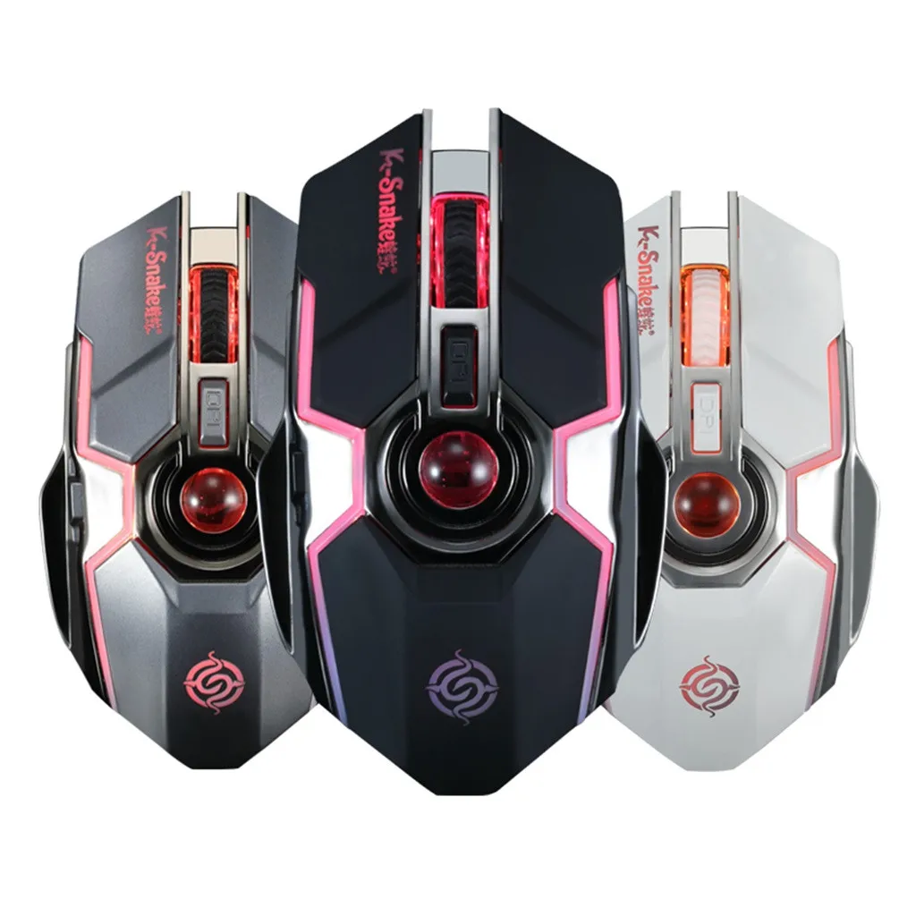 

Rechargeable Wireless Gaming Mouse Optical LED 2.4GHz Computer Mouse For Laptop For Computers Gamer 524+