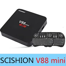 Mesuvida D’origine SCISHION V88 mini TV Box RK3229 4 Core Android 6.0 1 GB + 8 GB Set-top boîte