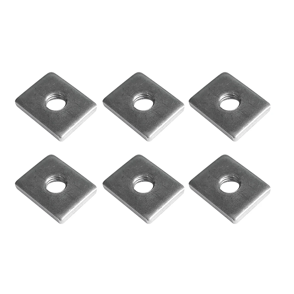 Perfeclan 6 Pcs Kayak Screw Nuts Hardware for Rail Canoe Kayak Track Use Water Sports Kayaking Canoeing Sailing Diving Boating