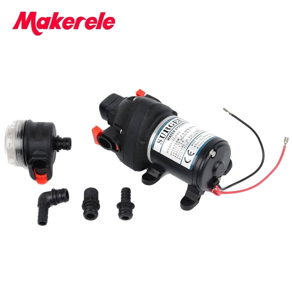 FL 703 Mini DC 12V пластиковый подъемный погружной насос высокого давления для лодки