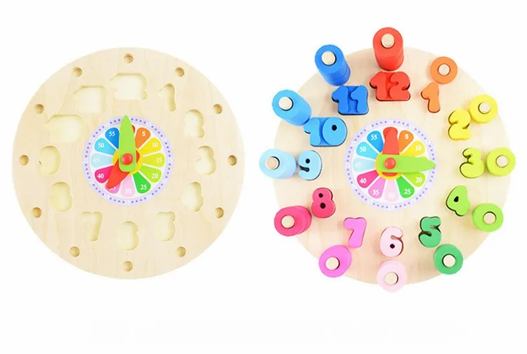 Деревянный Монтессори игрушки младенческой красочный замок набор дошкольного образования обучающие игрушки для детей Juguetes Brinquedos