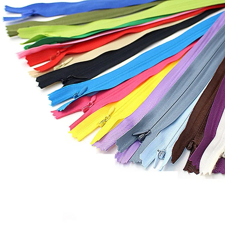 25cm Long Invisible Zippers Diy Nylon Coil Zipper Sewing For Cushion