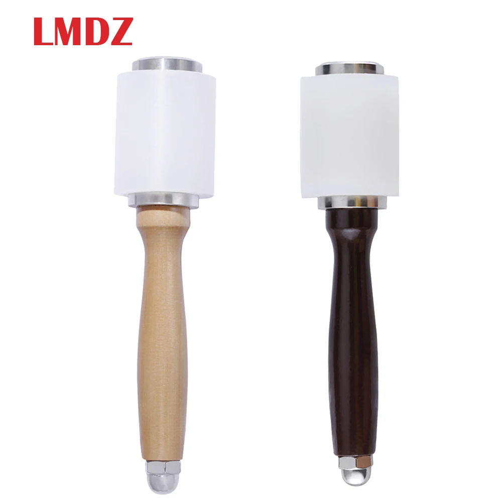 LMDZ новый нейлоновый молоток с деревянной ручкой кожевенное ремесло резьба