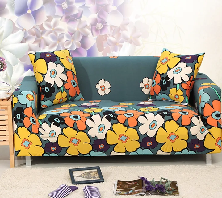 

Fashion New Strech Sofa Cover Universal seat cover couch cover for Living Room All-inclusive Elastic Knitting Flower Cover Sofa