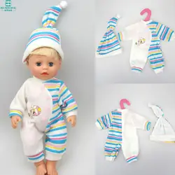 Полосатая одежда для кукол аксессуары см для кукол 40 см салонная кукла 30 см baby born
