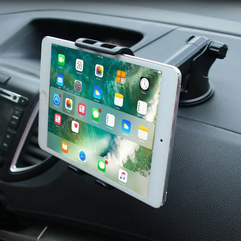  4-10.5 inch Tablet Windshield Car Mount Holder with Dashboard Base Stand for iPad 2 3 4 Air 2/1 Min