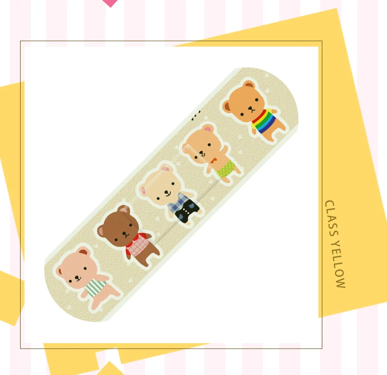 120 Pcs Cartoon Cute Band Aid Breathable Hemostasis Adhesive Bandages First Aid Emergency Kit Mini Band aid For Kids Children (16)