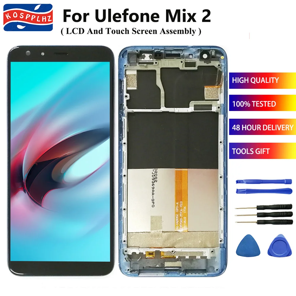 Высококачественный ЖК-дисплей для Ulefone Mix 2 + кодирующий преобразователь