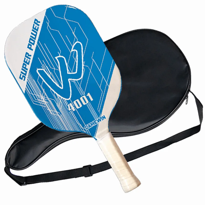 1 шт. Pickleball ракетка для настольного тенниса CAMEWIN бренд Pickleball Paddle набор(1 ракетка+ 2 мяча+ 1 сумка) Цвет: синий белый