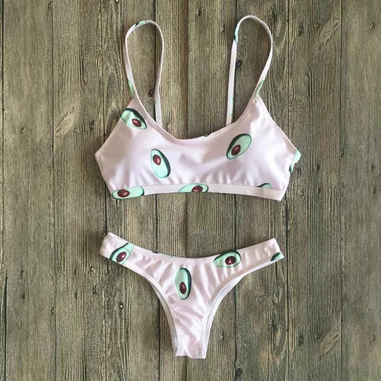

2019 Print Regular Bring jumpsuit Batik Bikini Swimsuit Women Bikini Set Sexy Swimwear Female Biquini Beachwear