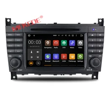 2GRAM Android 7.1 Car dvd player multimedia radio for Mercedes/Benz W203 C200 C230 C240 C320 C350 CLK with GPS navigation 4G BT