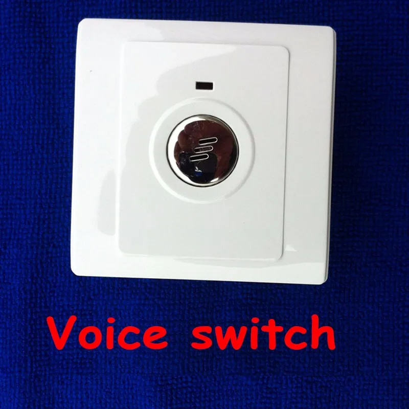 Voice switch lamp corridor delay sensor energy saving lamp 86 led sound and light control switch intelligent switch panel 1pc (10)
