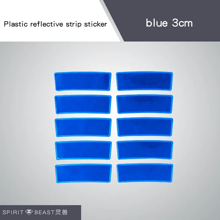 blue 3CM Наклейки на шины мотоцикла, светоотражающие наклейки, светоотражающие наклейки на колеса, декоративные аксессуары для мотокросса, цветные наклейки на тело - Цвет: blue 3CM
