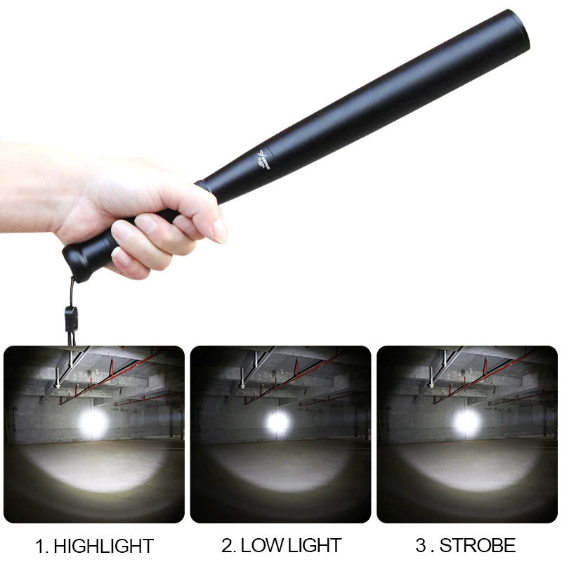 YAGE Baseball Bat LED Flashlight 1000 Lumens Super Bright Baton Torch for Emergency and Self Defense Flashlight Torch Lanterna YAGE Baseball Bat LED Flashlight 1000 Lumens Super Bright Baton Torch for Emergency and Self Defense Flashlight Torch Lanterna