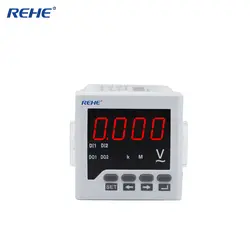 REHE DC RH-DV61 72*72 светодиодный Напряжение счетчик электроэнергии