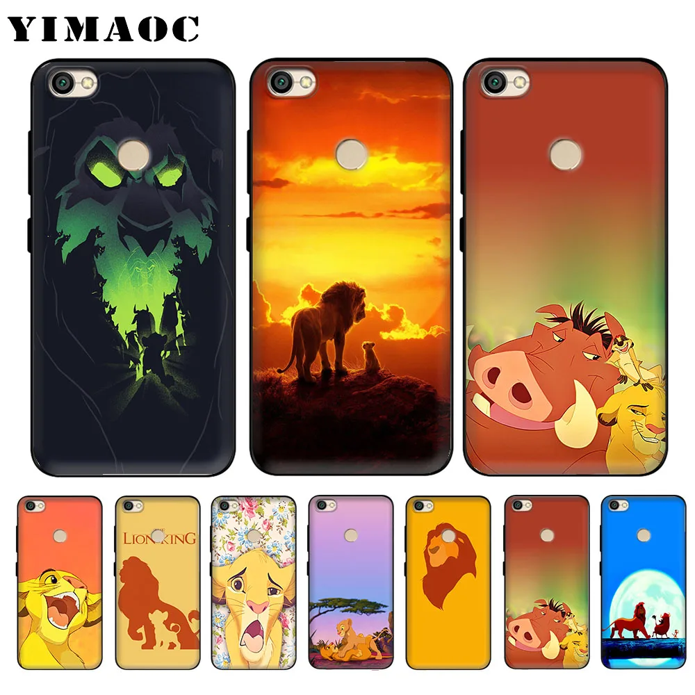 

YIMAOC lion king Soft Case for Xiaomi Redmi 4A Note 4X 5 Plus 5A Pro Prime