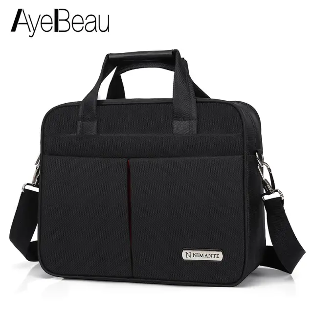 Shoulder Hand Portable Work Business Office Male Messenger Bag Men Briefcase For Doent Laptop Computer Handbag 15 6 Tablet Pc