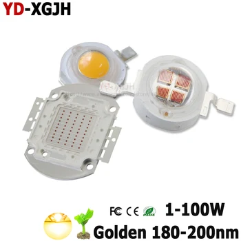 

10pcs 1W 3W 5W 10W 20W 30W 50W 100W High Power LED Light-Emitting Diode LEDs Chip SMD Golden For Spot Light Downlight Lamp Bulb