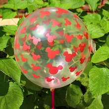 TSZWJ Z-030 10 шт./лот прозрачный воздушный шар из латекса индийский Микки голова День Рождения Детские игрушки вечерние свадебные комоды