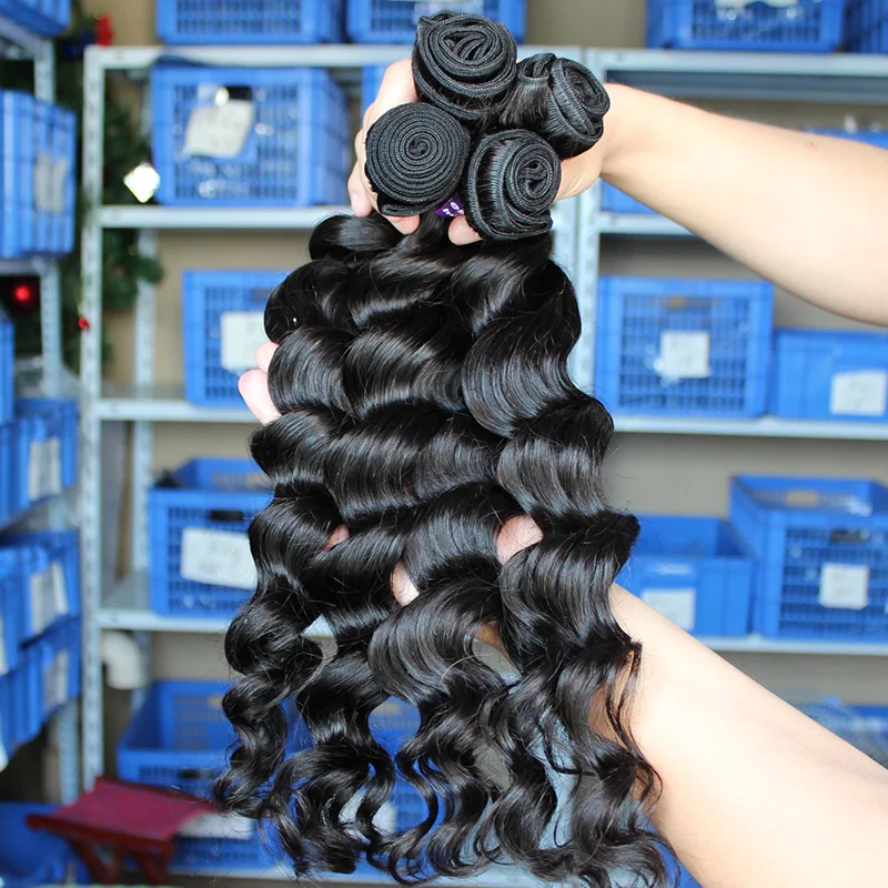 Loose Wave Bundles Brazilian Hair Weave Bundles Remy Human Hair Extensions Weave Natural Color 10\ Loose Wave Bundles Brazilian Hair Weave Bundles Remy Human Hair Extensions Weave Natural Color 10\