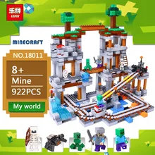 Lepin 18011 922 Pcs A Mina Meu mundo Figura 21118 Crianças Blocos de Construção Educacional Tijolos Brinquedos Para As Crianças Presentes de aniversário
