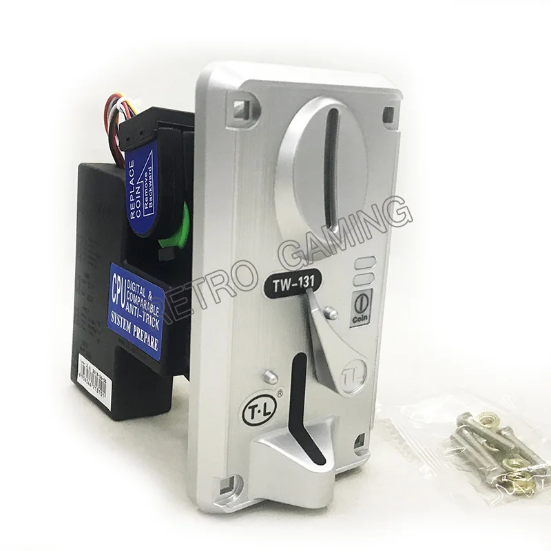 

TW-131 Coin selector /Coin operated spare parts /Arcade coin acceptor/Token slot for Toy crane machine/simulator racing machine