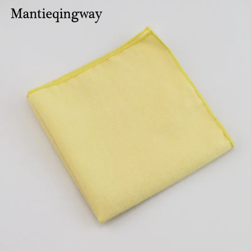 Mantieqingway одноцветное Цвет Платки для Для мужчин Для женщин свадебные Бизнес Карманный платок для костюма аксессуары модные Повседневное