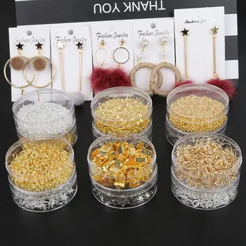 

Pierced Earring Hook Jump Ring Pins Jewelry Making Earring Findings Supplies kit