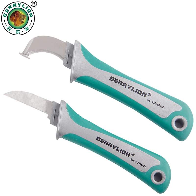 Comprare BERRYLION Cable Wire Stripper Coltello Stripping Coltello Elettricista di Brevetto Gancio Fisso Lama Per Elettricista Utensili A Mano