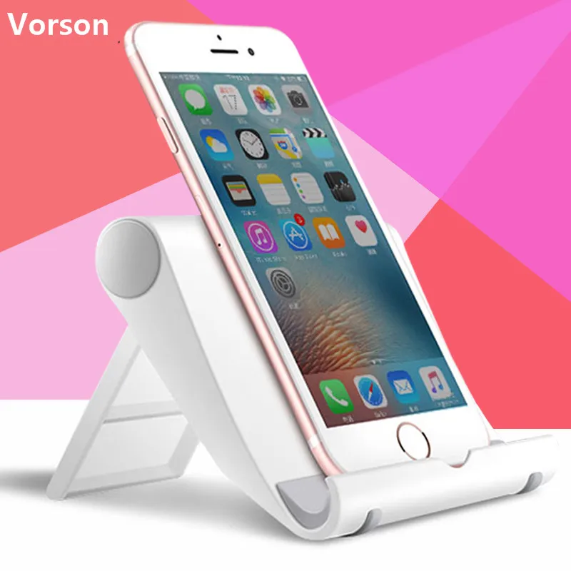 

Vorson Universal Flexible Desk Stand Phone Holder For iPad iPhone 7 6s Sony Mobile Phone Stand For Samsung S6 S8 HTC Holders
