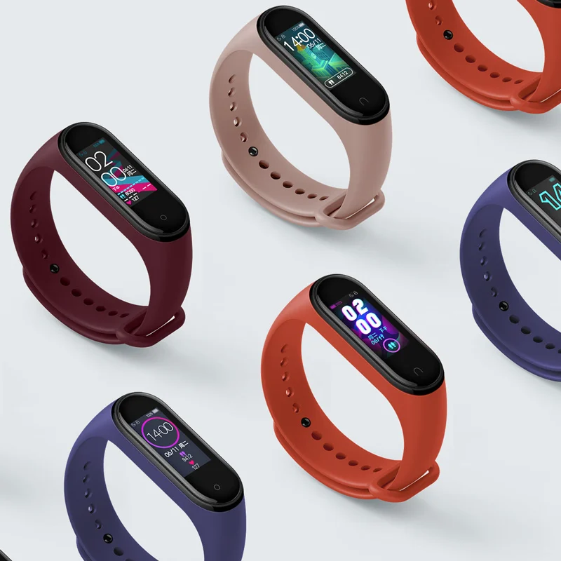 В наличии Xiaomi mi Band 4 Smart band сердечного ритма фитнес трекер 135 мАч Bluetooth 5 0 50 м
