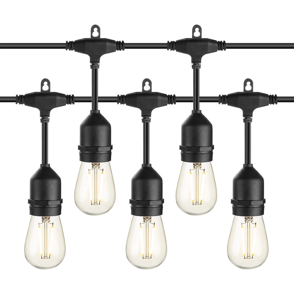 

E26 Zanflare ST45 LED Edison Bulb String Lights IP 65 Waterproof Beautiful Lighting Strings Holiday Night Light Z35