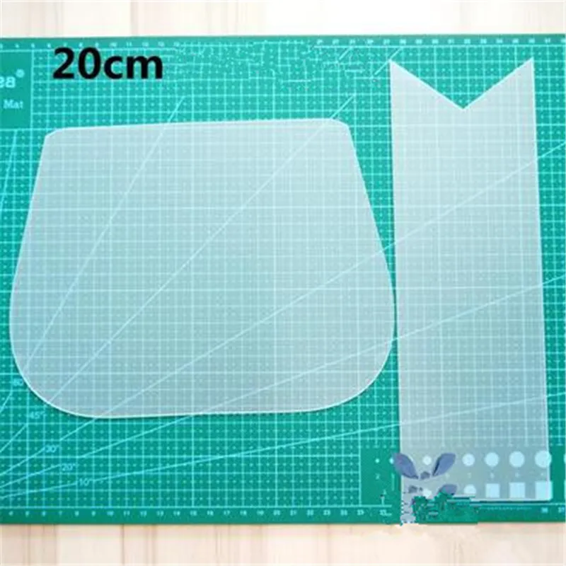 1 шт. пластиковый рисунок лоскутный шаблон инструменты ручной работы ткань материал инструмент из трех частей четыре шт DIY сумки швейные инструменты
