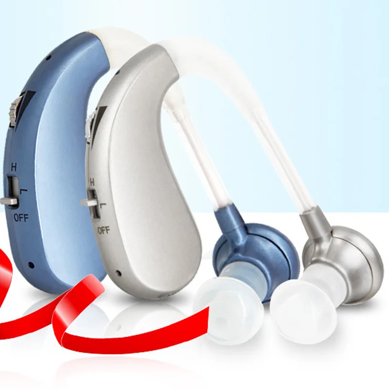 NEWEST!Rechargeable Hearing Aid Sound Amplifiers Wireless Ear s for Elderly Adjustable Mini Digital 2 color